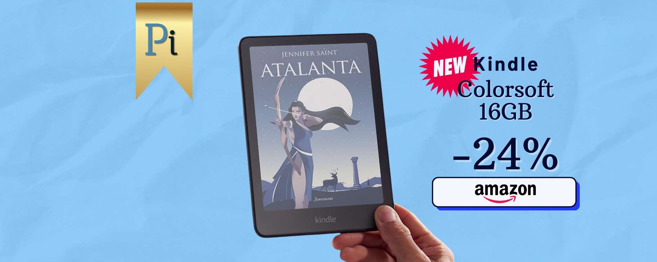 NUOVO Kindle Colorsoft è già in sconto: lettura colorata e occhi riposati