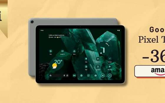 Online il Google Pixel Tablet con sconto 220€, 256GB e batteria longeva
