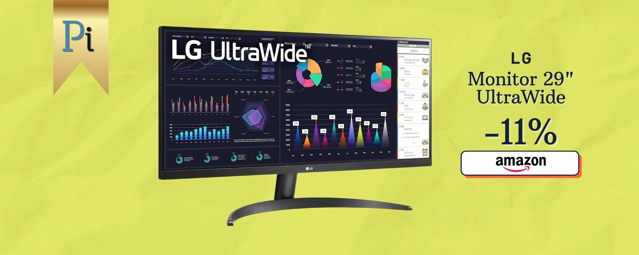 UltraWide questo monitor di LG, 29