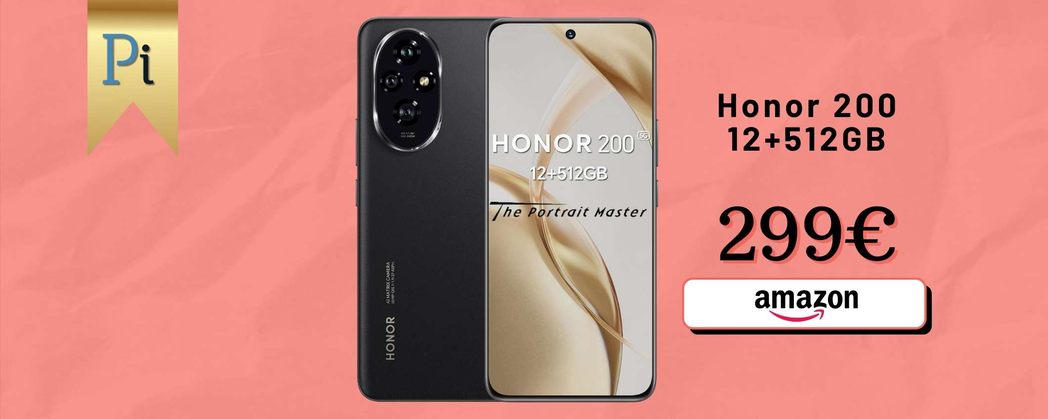 HONOR 200 con 512GB di memoria e fotocamera 50MP? Ora a 299€