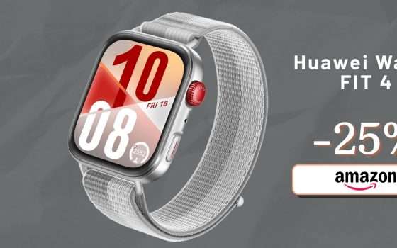 Se indossi HUAWEI WATCH FIT 4 lo smartphone è INUTILE (-25%)