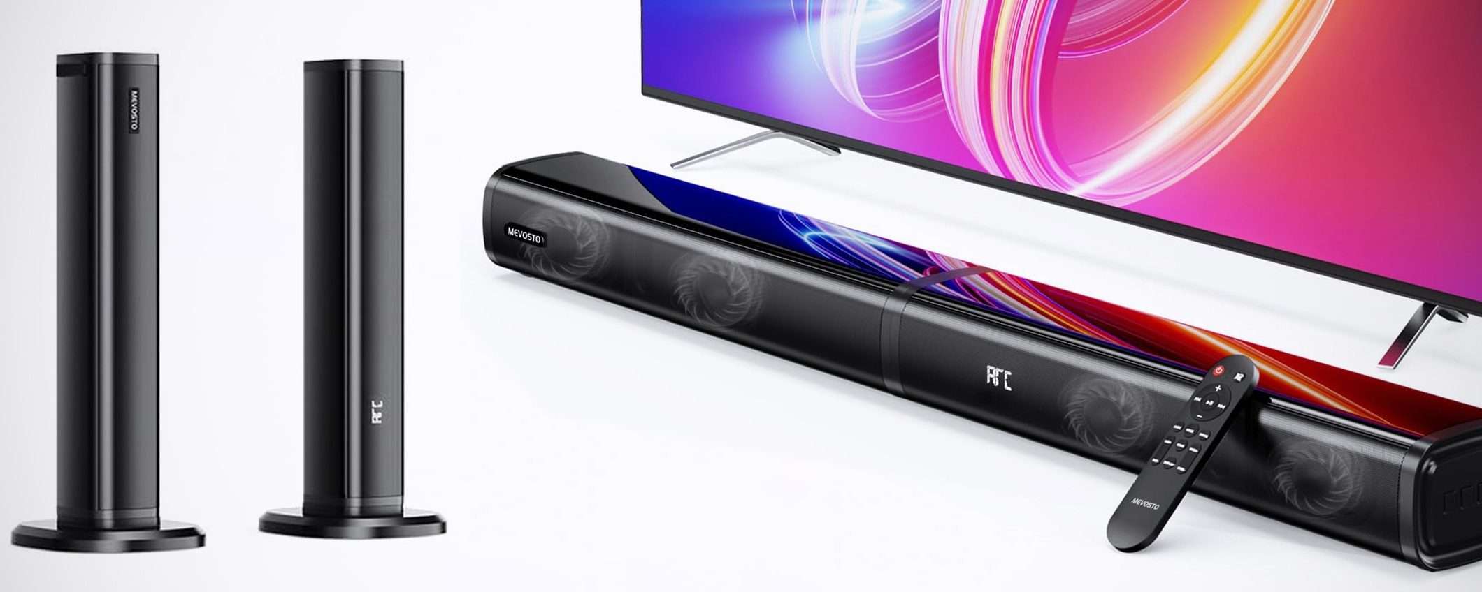 Soundbar 2-in-1 a 48€ (doppio sconto): decidi tu come usarla