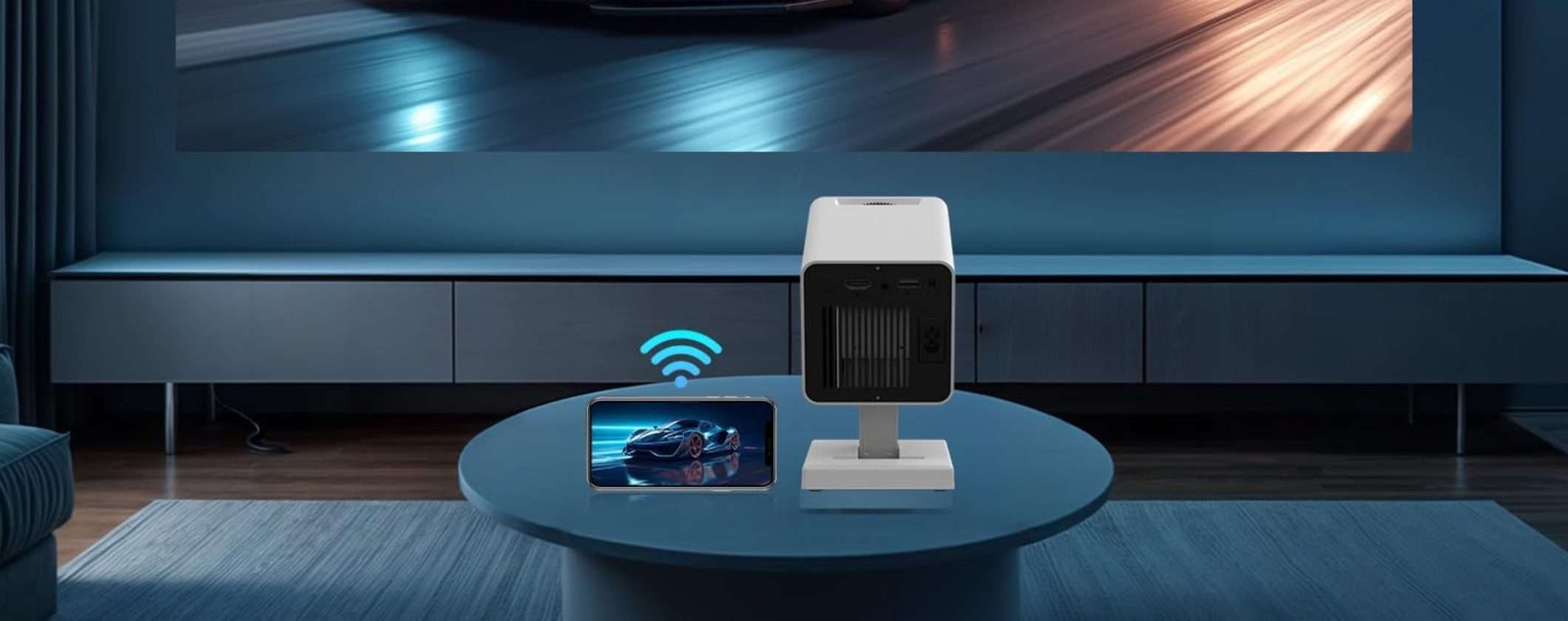 Mini Proiettore 4K Android WiFi a soli 53€ su Amazon