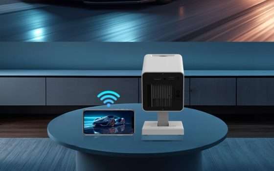 Mini Proiettore 4K Android WiFi a soli 53€ su Amazon