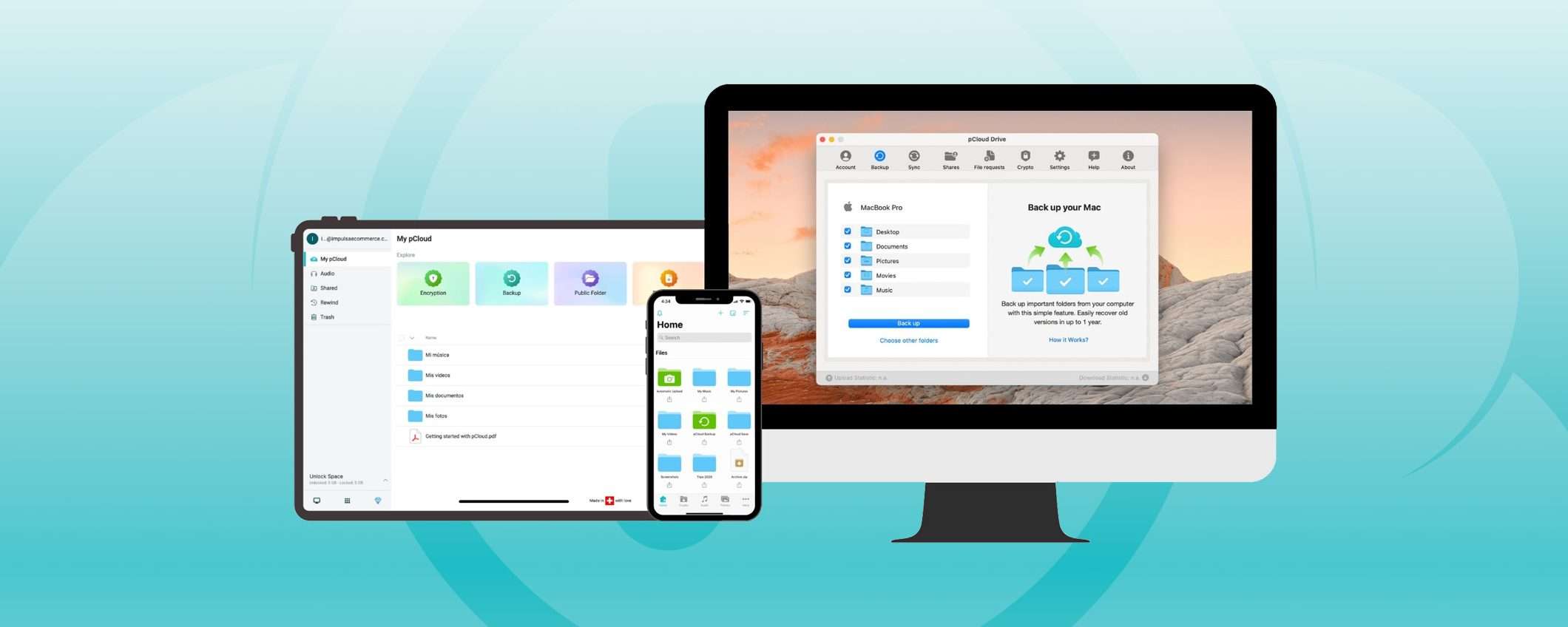 Cloud storage sicuro: 10 GB gratis (o fino a 10 TB) con pCloud