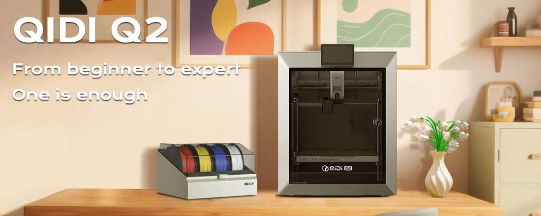QIDI Q2: la nuova stampante 3D entry-level per tutti
