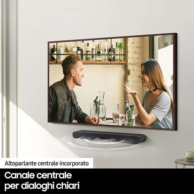 Il design di Samsung Soundbar HW-S50B