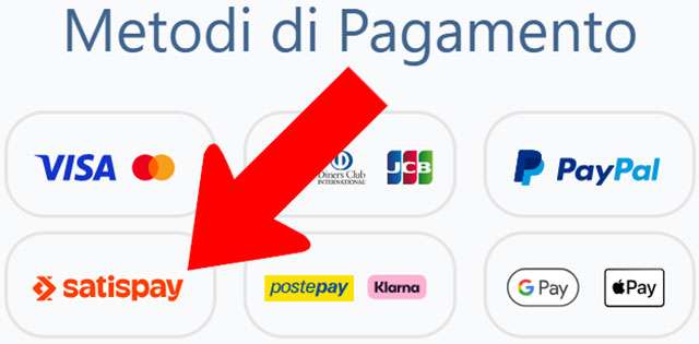 Satispay è tra i metodi di pagamento accettati da TicketOne