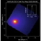 James Webb scopre la cometa aliena con 7 miliardi di anni