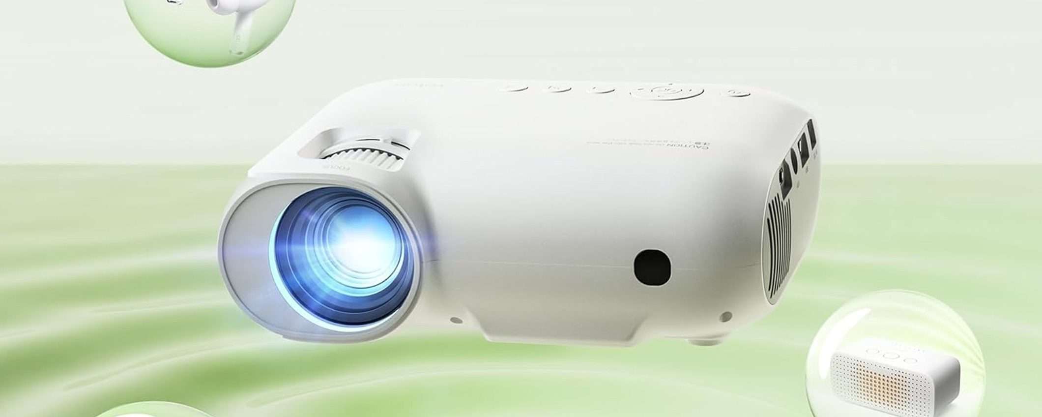 Proiettore 4K con Wi-Fi, Bluetooth e Dolby Atmos: CHE SCONTO