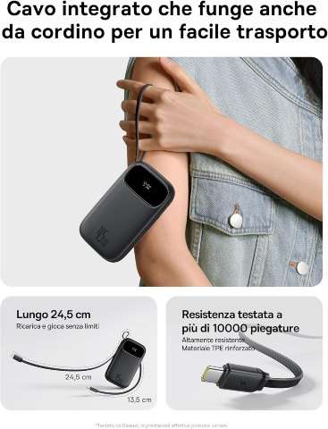 Caratteristiche power bank 20000mAh