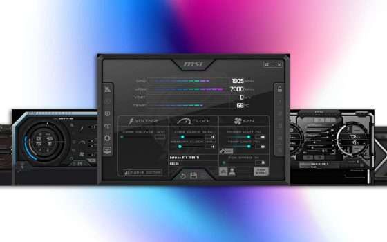 MSI Afterburner: regolazione voltaggio a tre canali per le RTX 50
