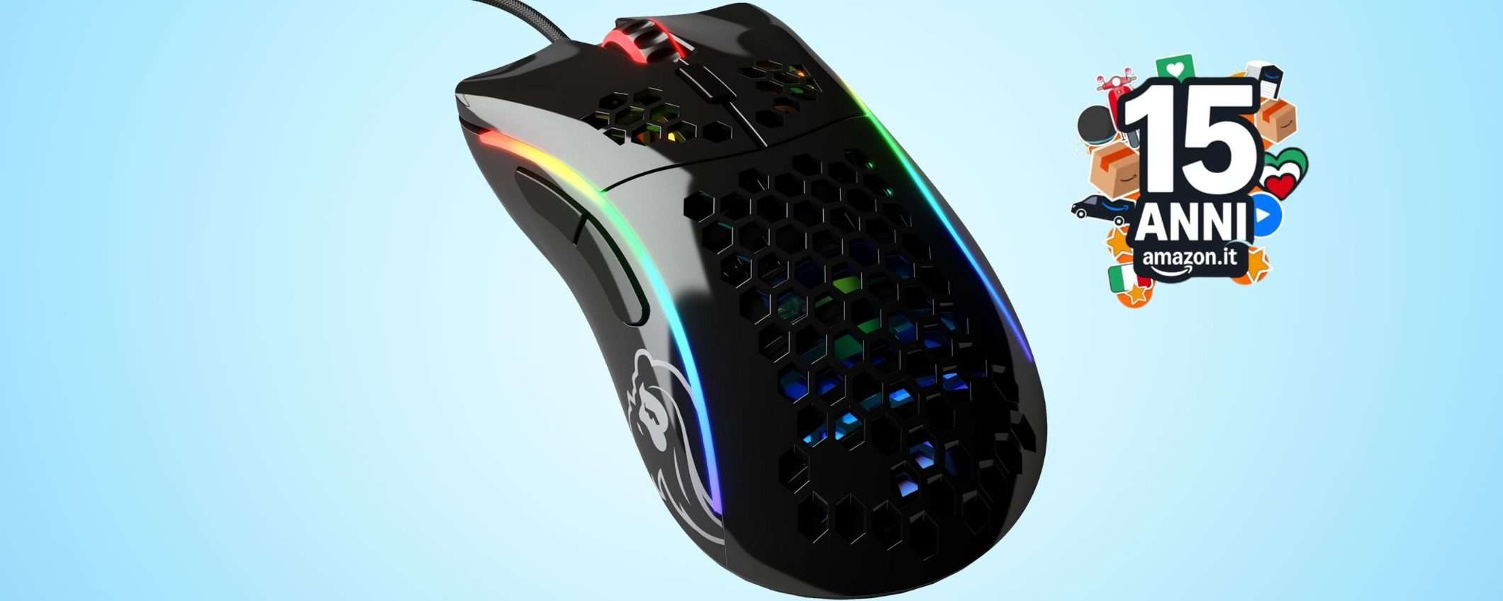 Mouse da gaming cablato: che affare con gli sconti Amazon per i 15 anni in Italia