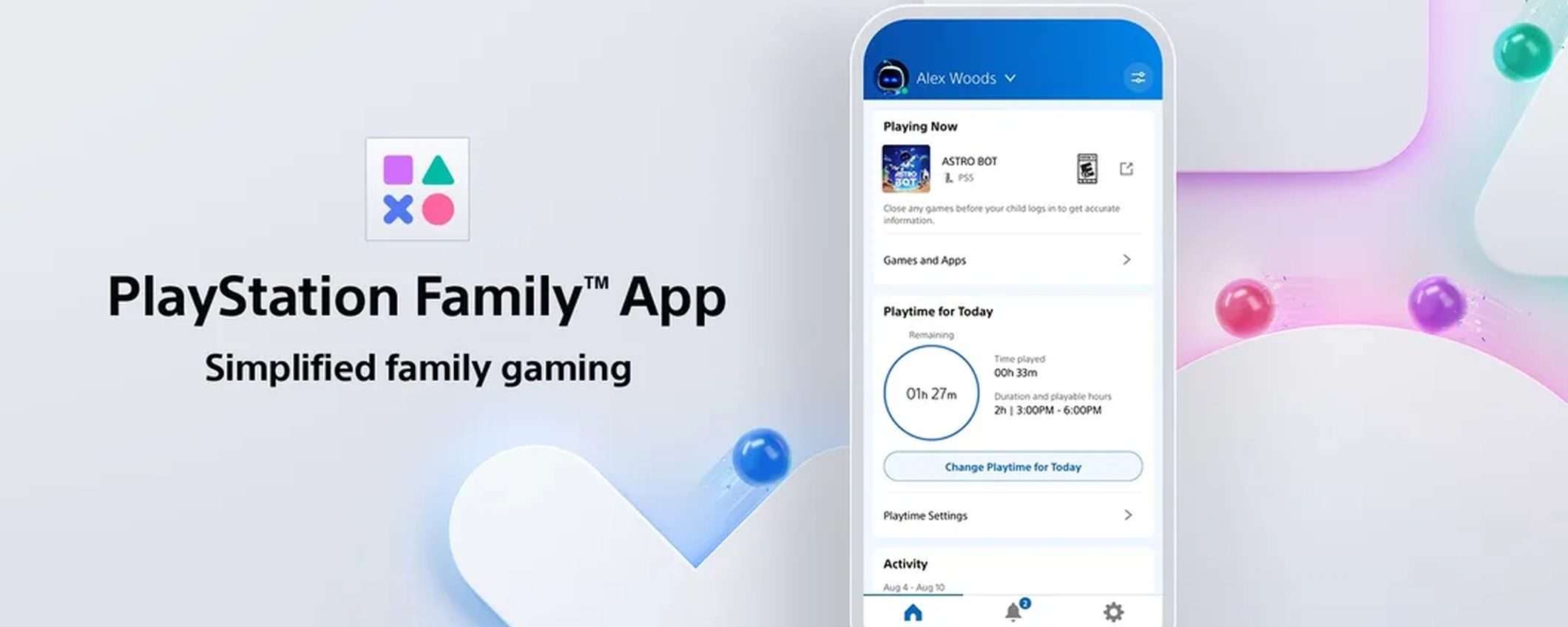 Sony PlayStation Family: app di controllo parentale