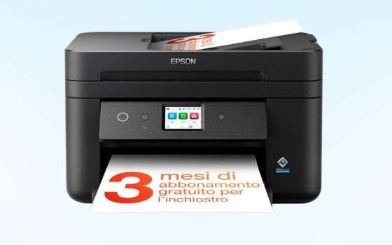 Stampante multifunzione Epson: prezzo affare su Amazon con 3 mesi di inchiostro