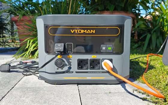 VTOMAN FlashSpeed ​​​​1500: la power station con fotovoltaico che vi stupirà