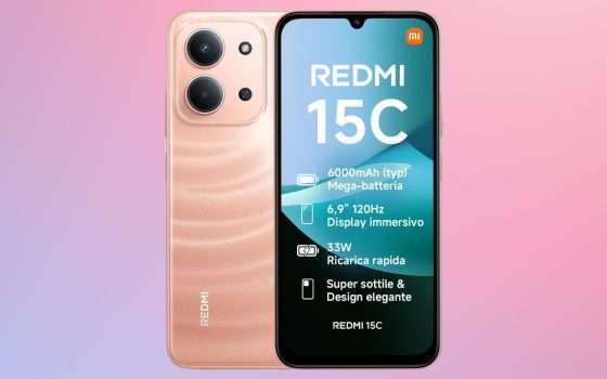 Display enorme e batteria infinita: Xiaomi Redmi 15C ora a prezzo shock