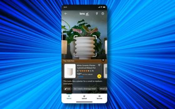 Amazon lancia Lens Live, un nuovo strumento di shopping AI