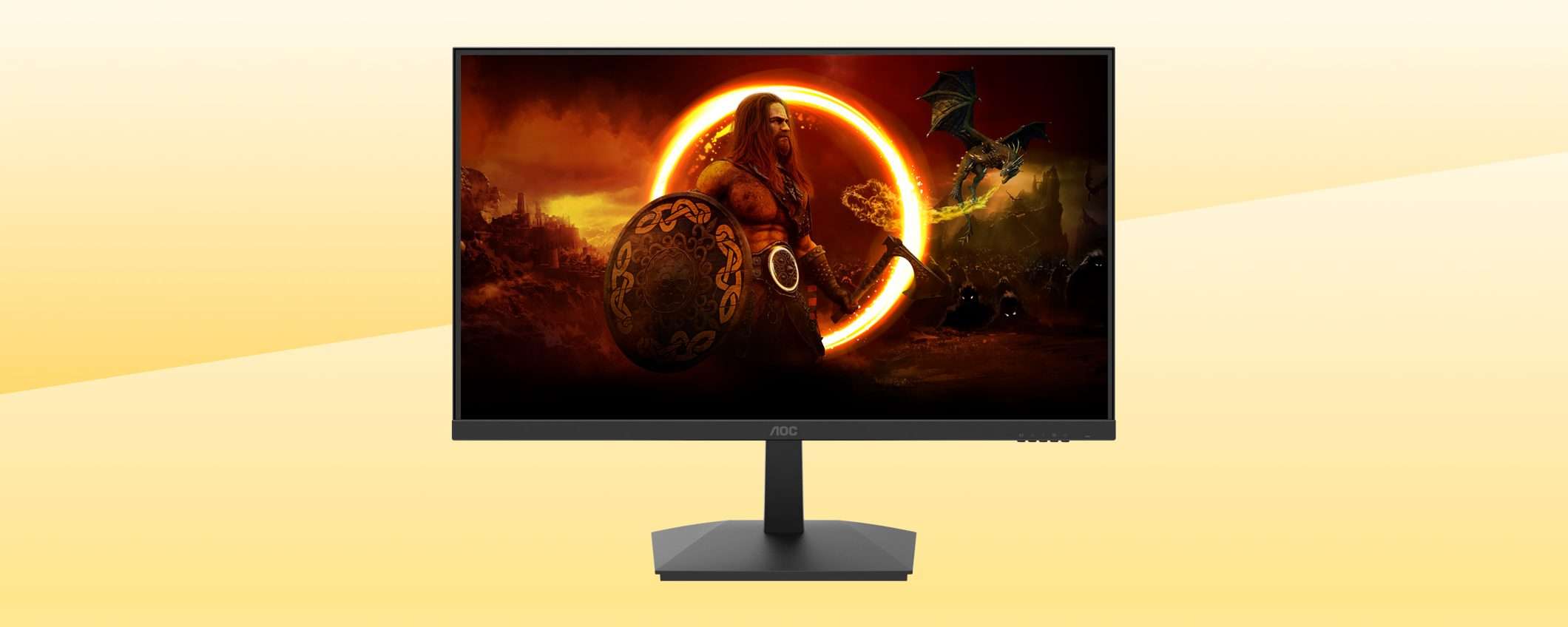 Monitor gaming a 99 euro: l'offerta a tempo per AOC 27G15N