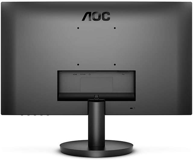 Il pannello posteriore del monitor AOC 24B3HM da 24 pollici