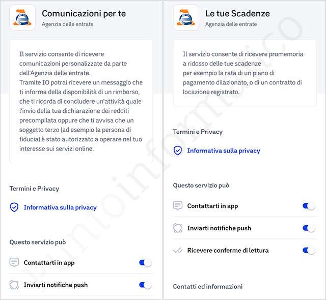 I servizi dell'Agenzia delle Entrate sull'app IO