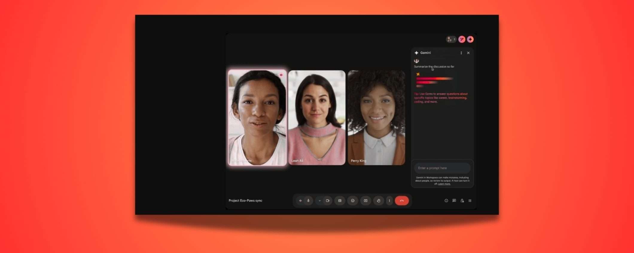 Ask Gemini su Google Meet, riassume le riunioni e i punti chiave