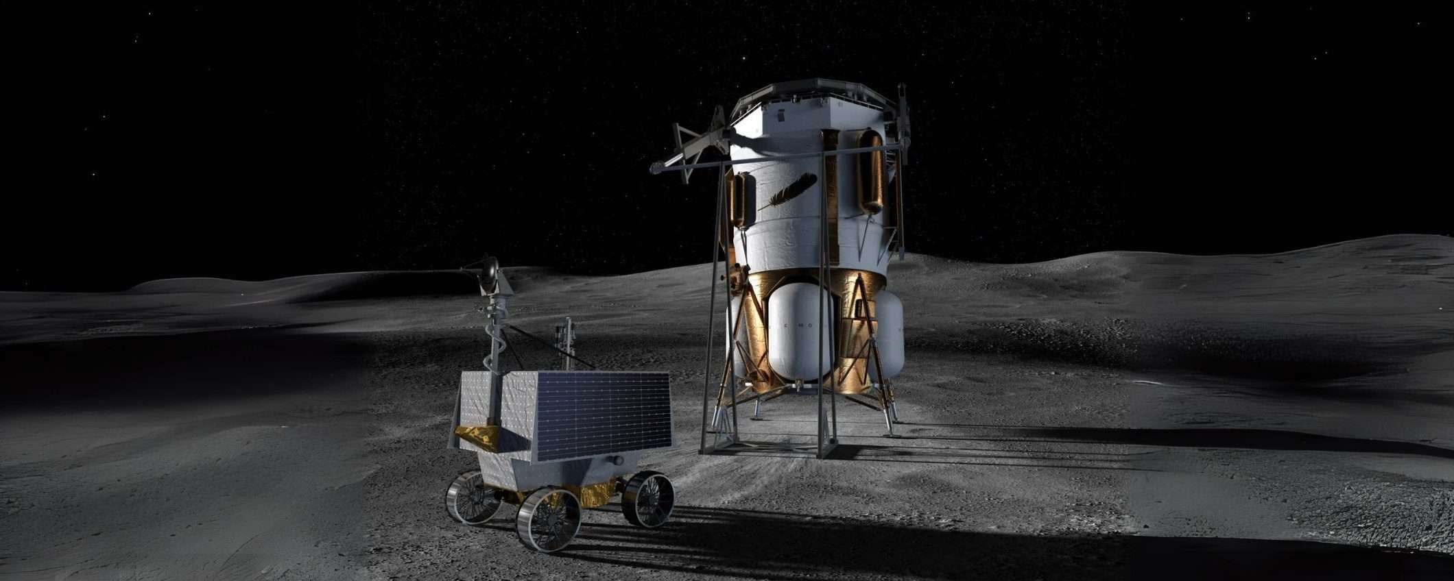 Blue Origin porterà il rover VIPER al polo sud lunare