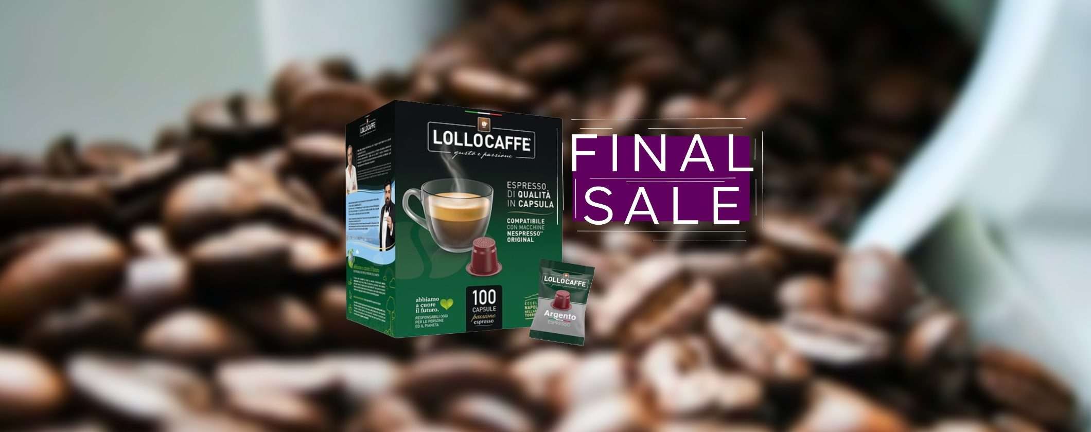 Capsule Nespresso Lollo Caffè: il lusso a prezzo ridicolo su eBay