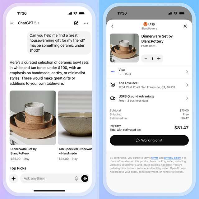 Acquisti con l'AI: arriva Instant Checkout di ChatGPT