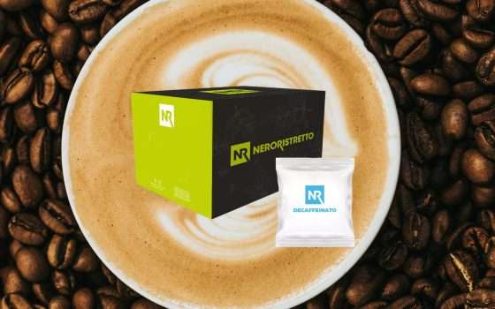 Cialde Decaffeinato Espresso Neroristretto: solo 0,13€ a unità su eBay