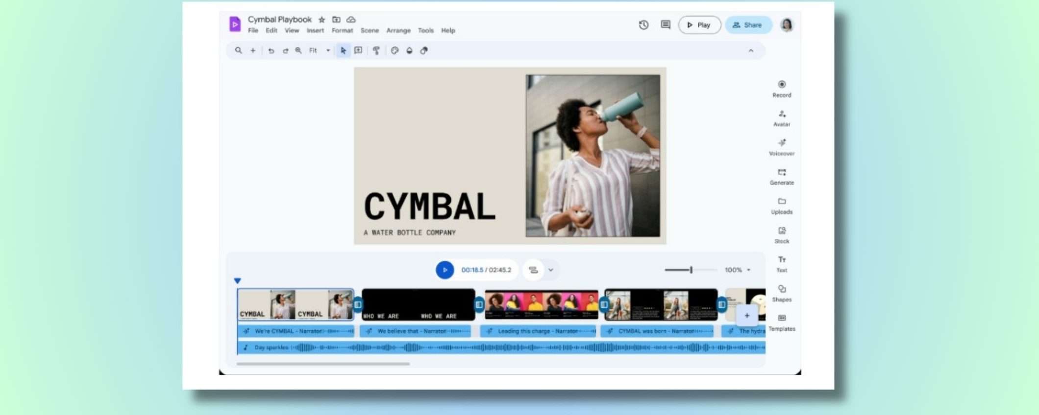 Gemini trasforma le slide di Google Presentazioni in video
