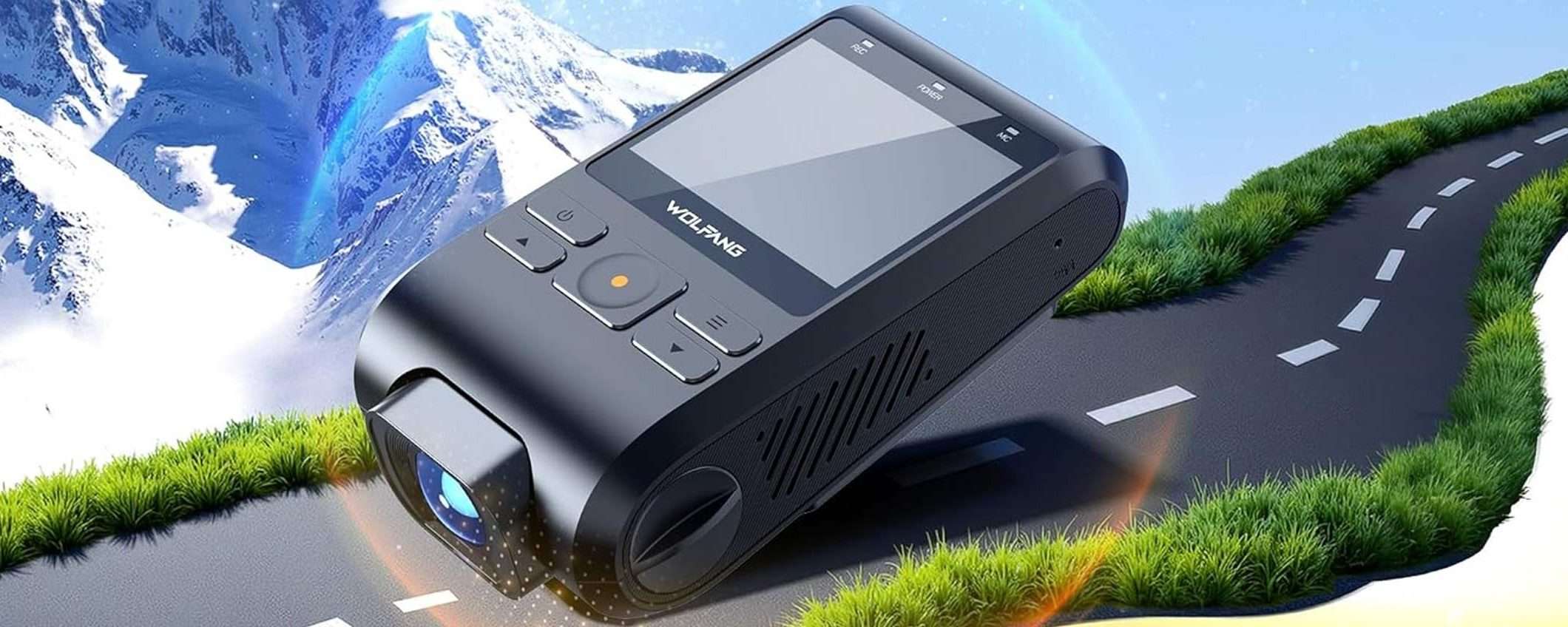 Dash cam per auto: questa offerta ti farà viaggiare sicuro