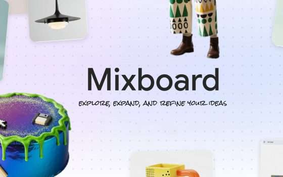 Google Mixboard è una bacheca concettuale potenziata dall'AI