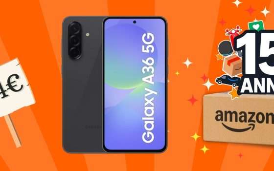 Samsung Galaxy A36 5G è da acquistare AL VOLO con il codice Amazon