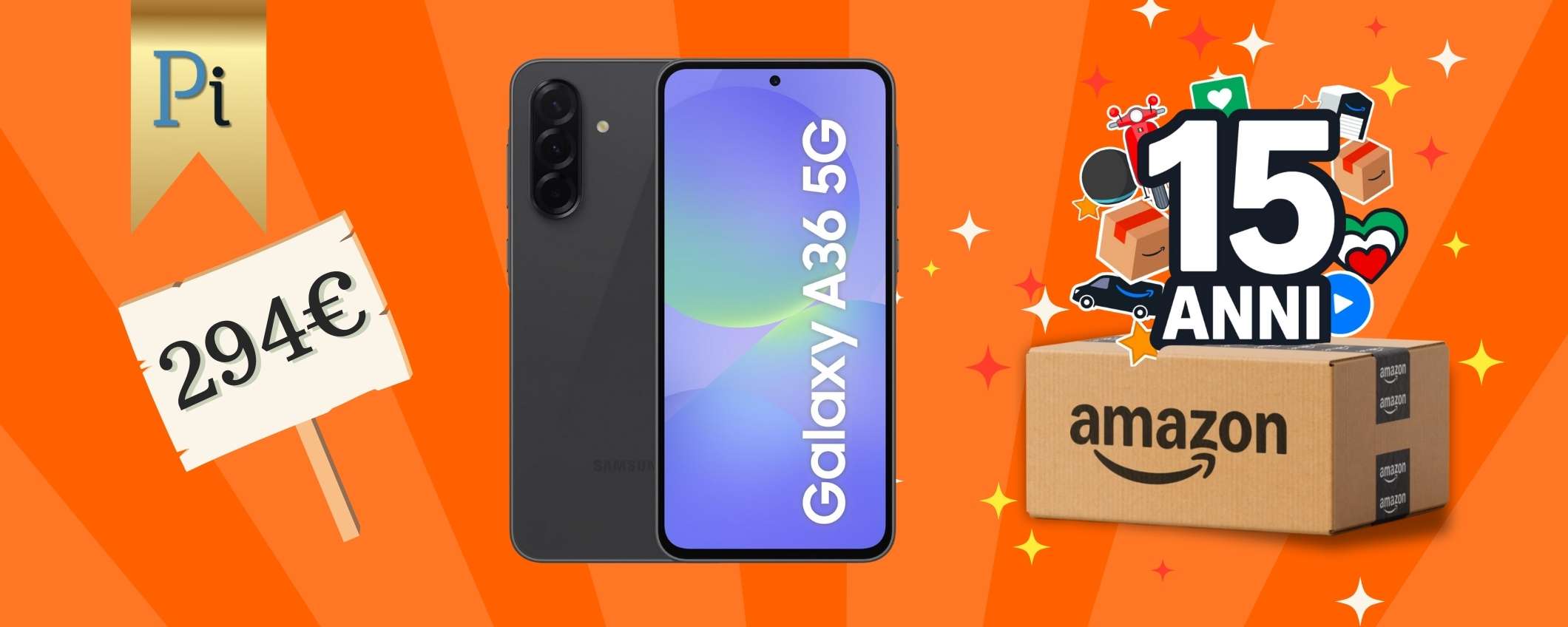 Samsung Galaxy A36 5G è da acquistare AL VOLO con il codice Amazon