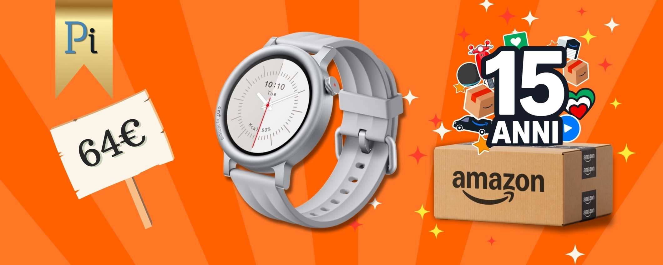 CMF Watch 3 Pro lo metti al polso con soli 64€ grazie allo sconto Amazon