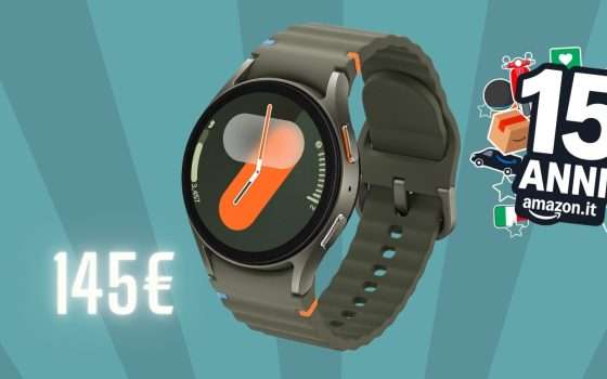 Samsung Galaxy Watch7 costa meno della metà: festeggia con Amazon