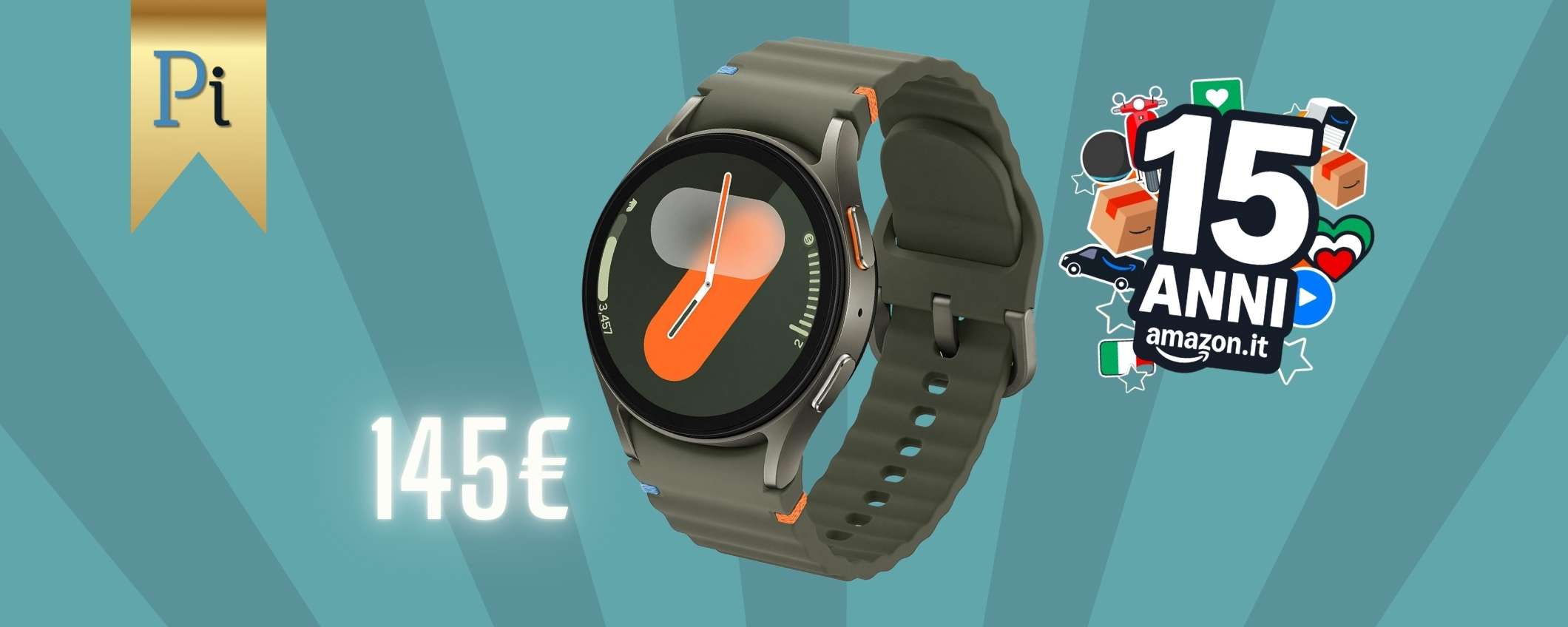 Samsung Galaxy Watch7 costa meno della metà: festeggia con Amazon