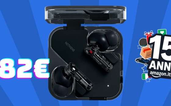 Nothing Ear con audio Hi-RES per ascoltare musica in modo PURO (91€)