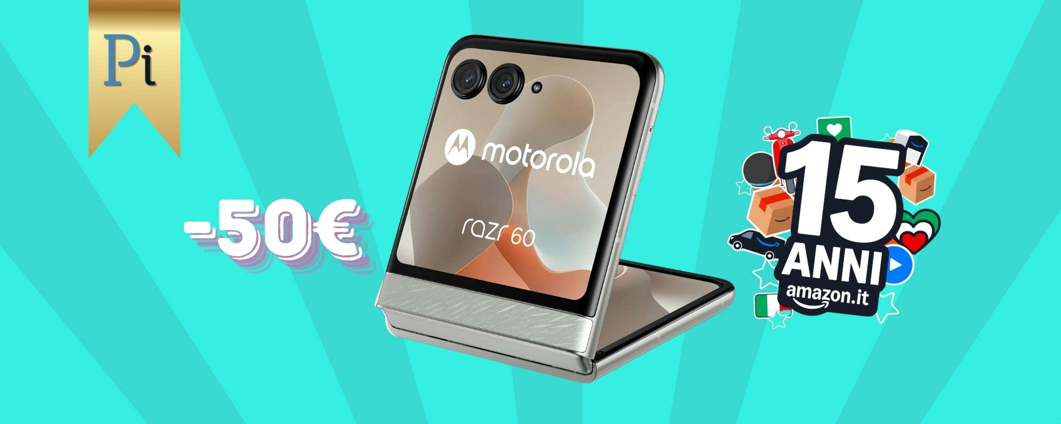 Motorola Razr 60 è il pieghevole DEFINITIVO, scontatissimo con codice Amazon