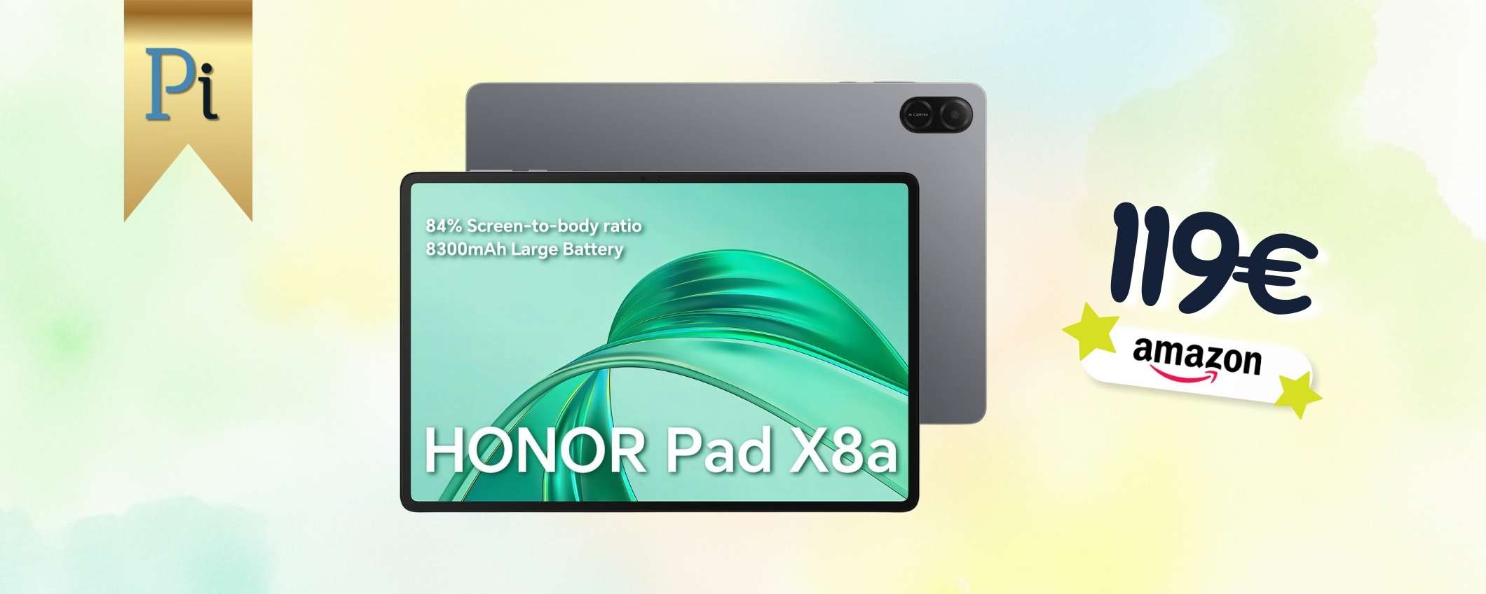 HONOR Pad X8a è il tablet che a poco più di 100€ ti fa felice (coupon)