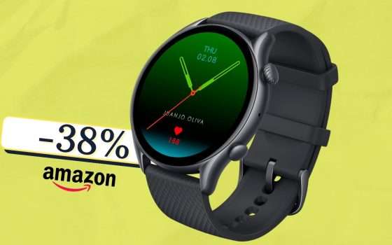 Mozzafiato il Amazfit GTR 3 Pro con funzioni sport, salute e vita (-38%)