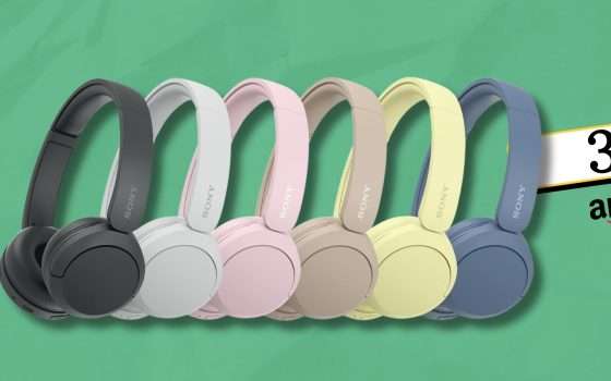 Con Sony WH-CH520 la spesa è minima ma il suono è massimo (Amazon)