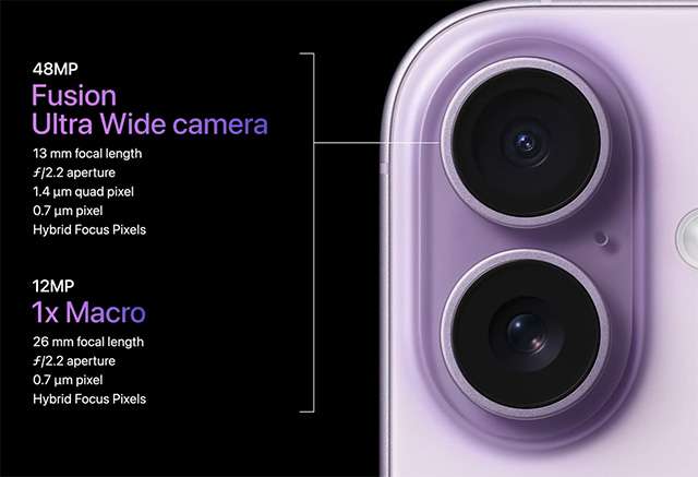 Le fotocamere di iPhone 17