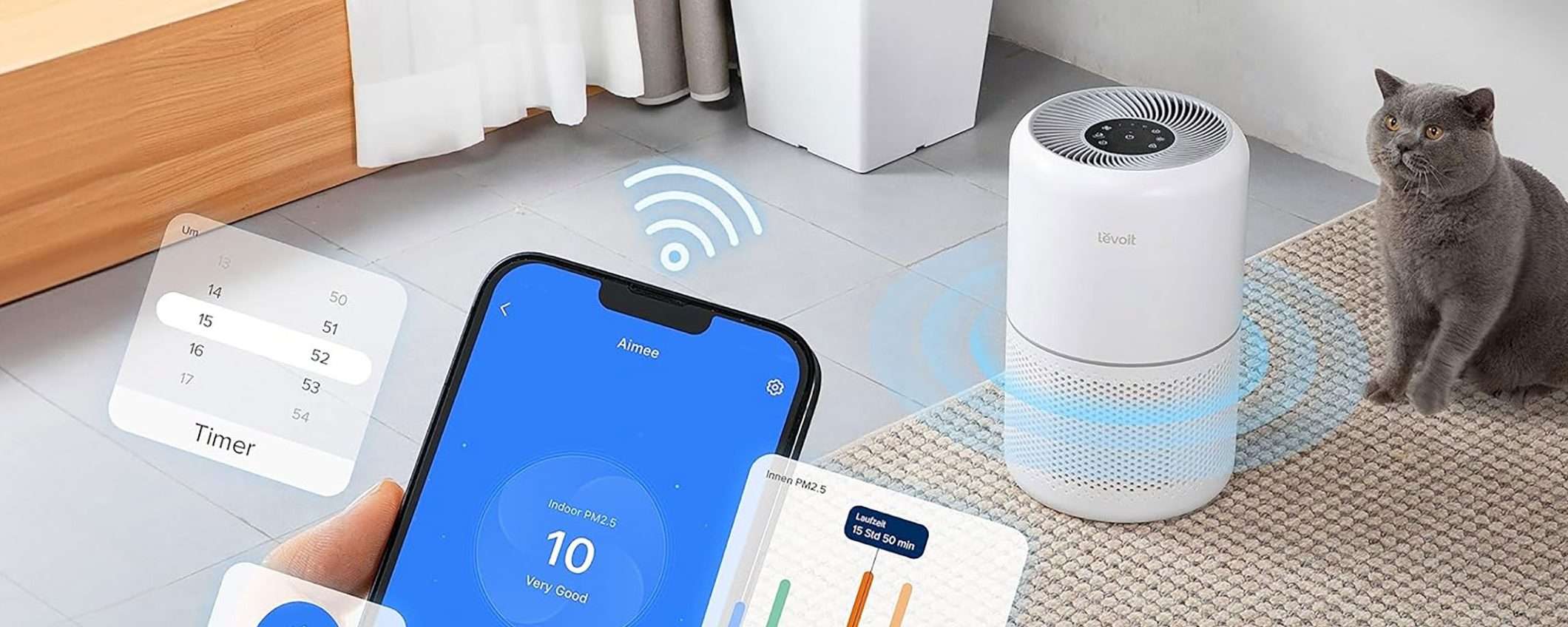 Il purificatore d'aria più venduto su Amazon è in DOPPIO SCONTO