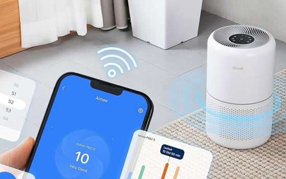 Il purificatore d'aria più venduto su Amazon è in DOPPIO SCONTO