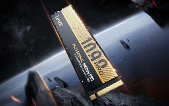 SSD PCIe 5.0 da 2 TB: Lexar NM1090 PRO, offerta a 14.000 MB/s