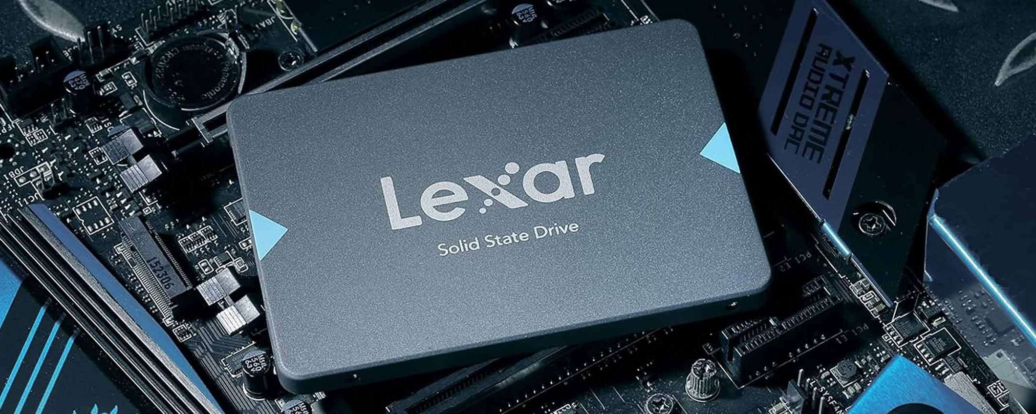 SSD Lexar da 960 GB: tua in sconto, ma solo fino al sold out