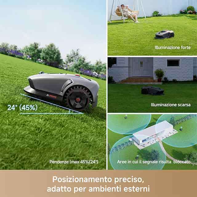 Le caratteristiche del robot tosaerba MOVA 1000