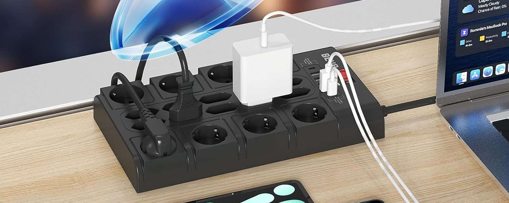 Multipresa 24-in-1 in sconto: è la ciabatta definitiva